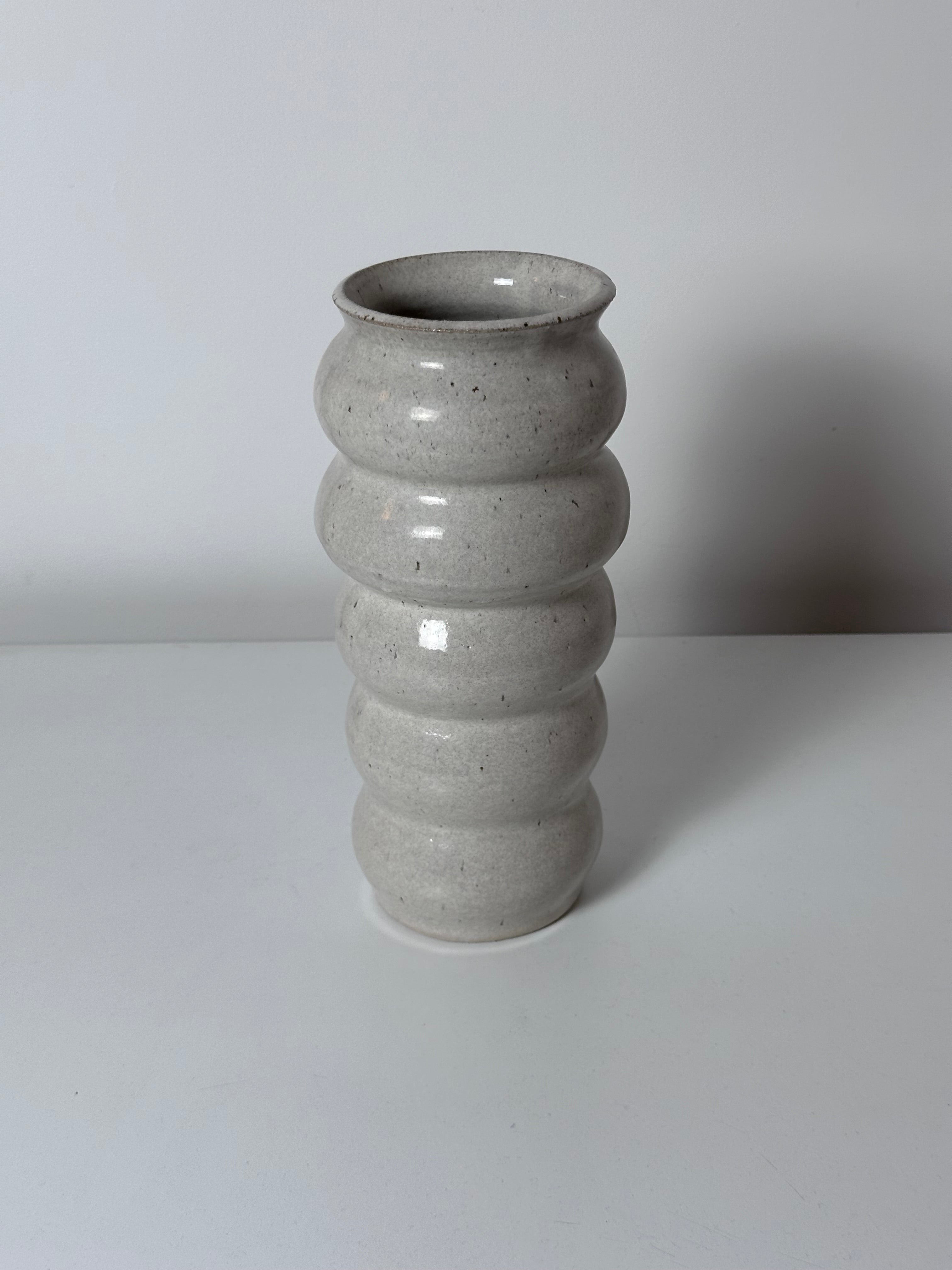 Large Bubbly Vase  — Glossy Neutral