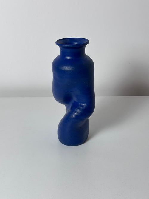 Warped Vase — Cobalt Blue