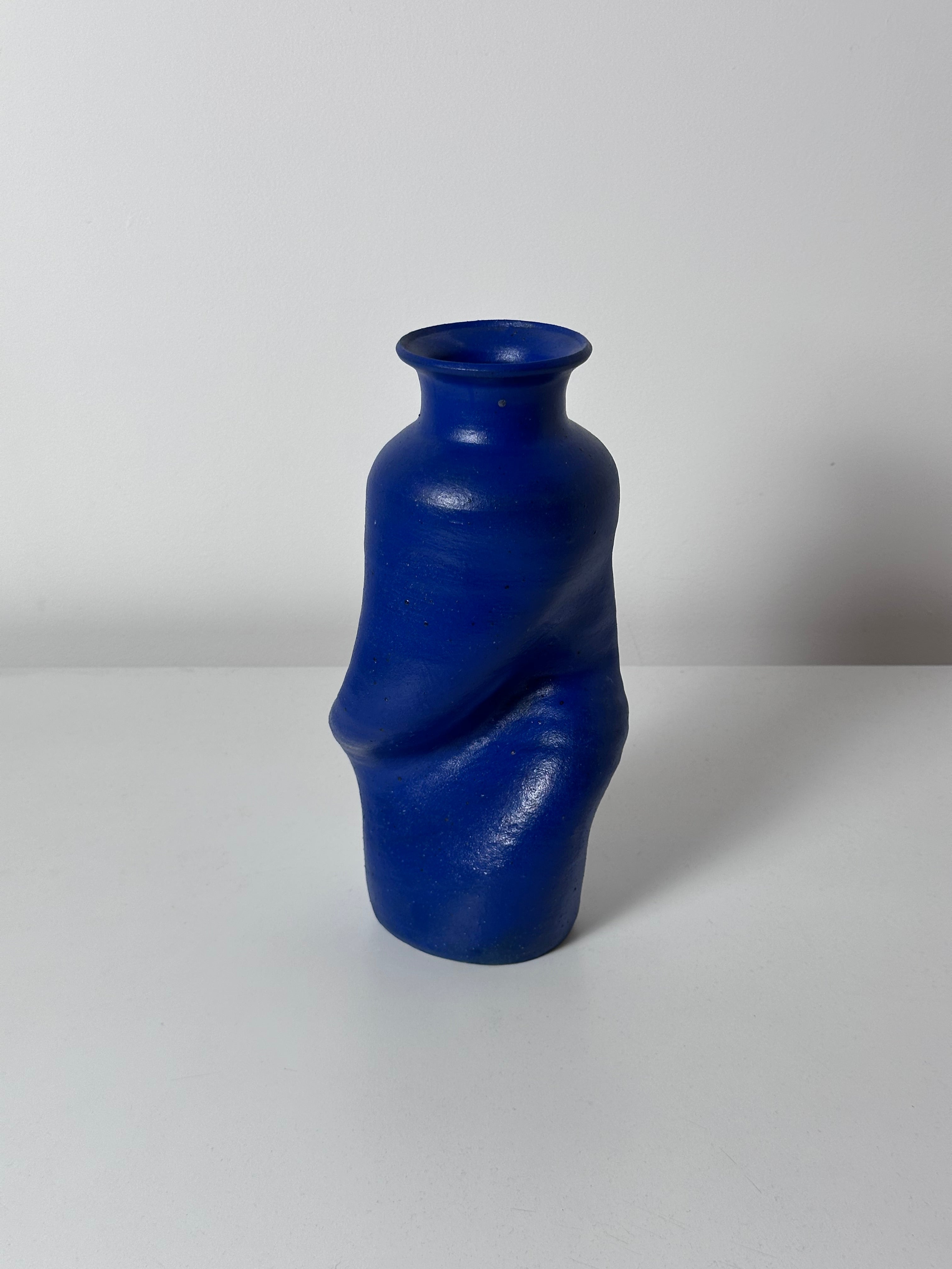 Warped Vase — Cobalt Blue