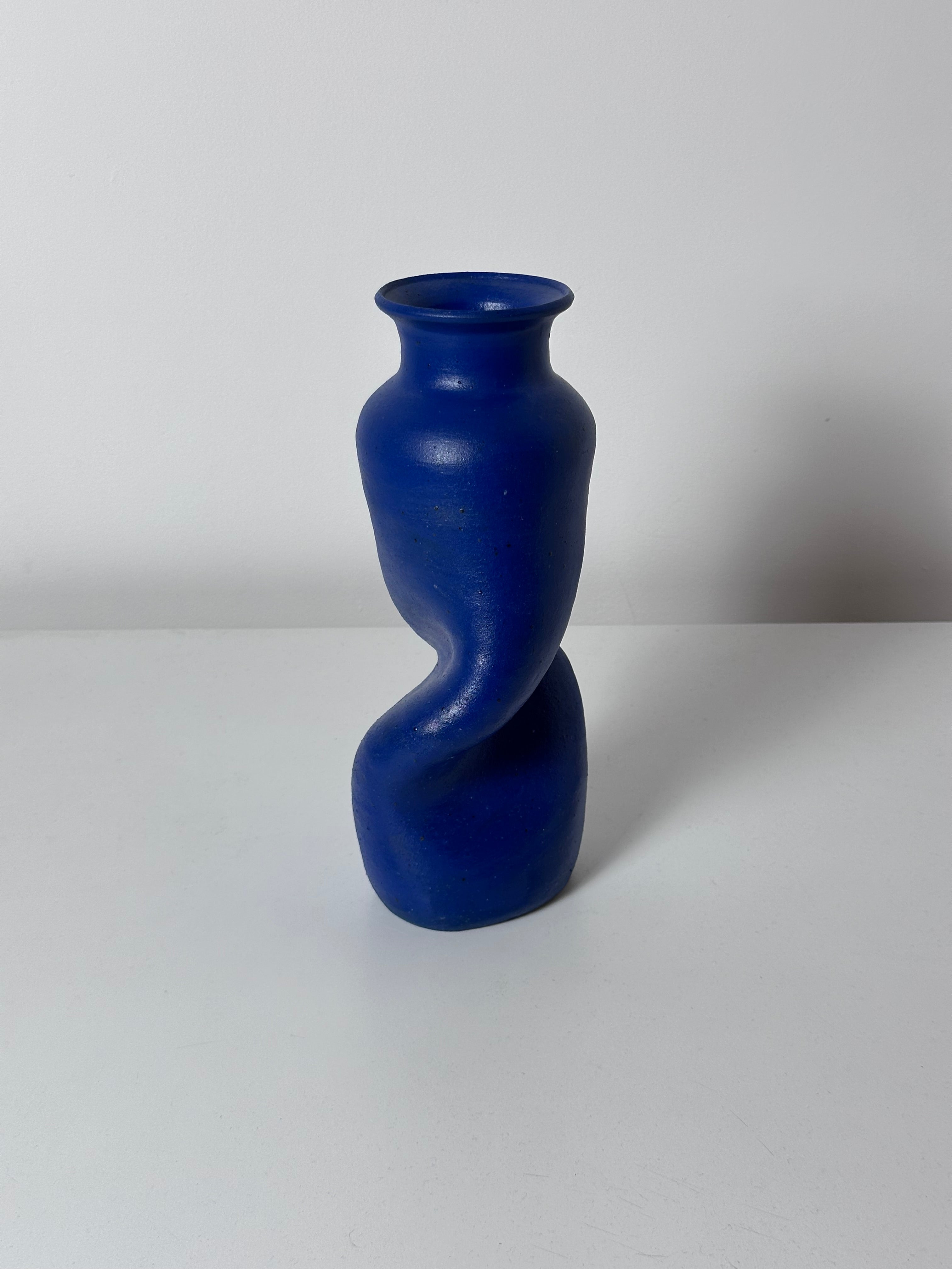Warped Vase — Cobalt Blue