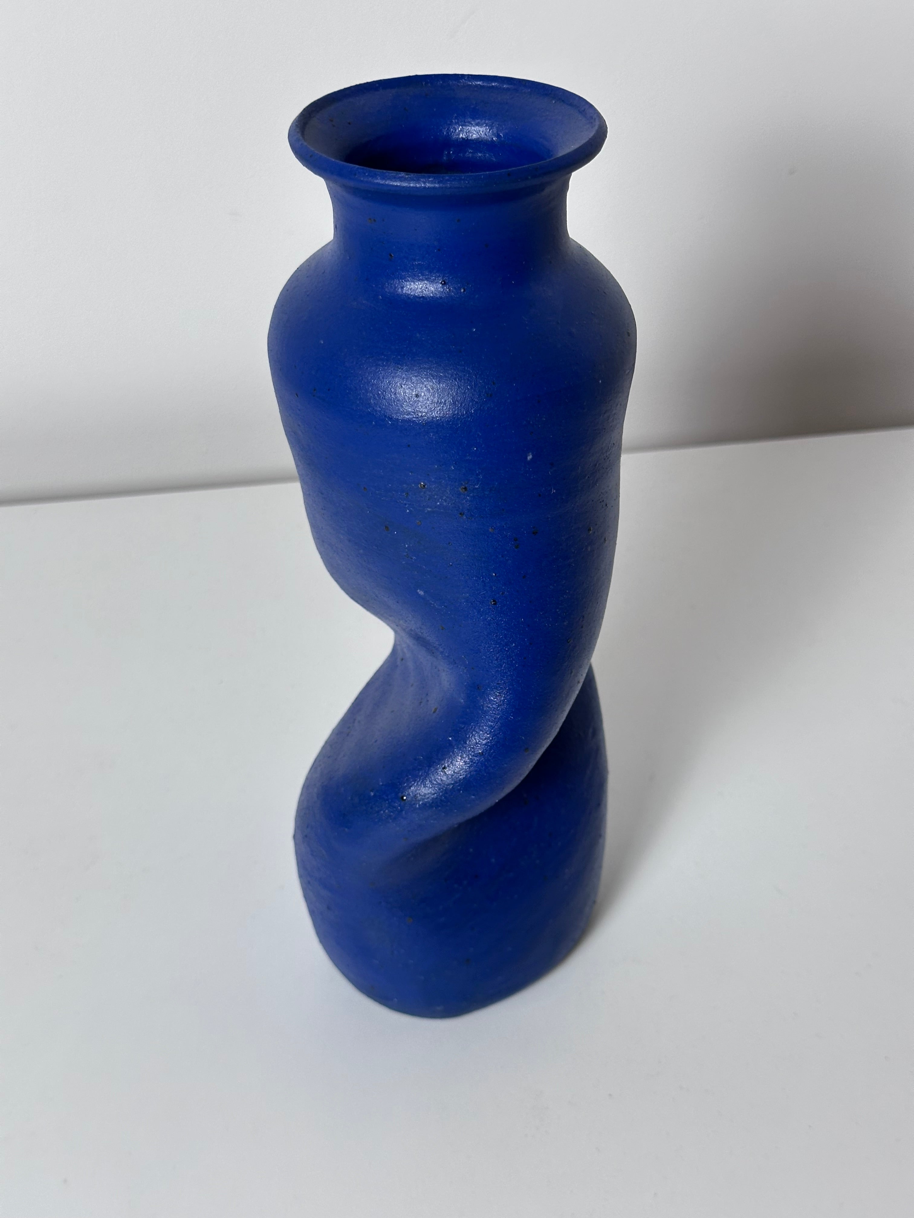 Warped Vase — Cobalt Blue